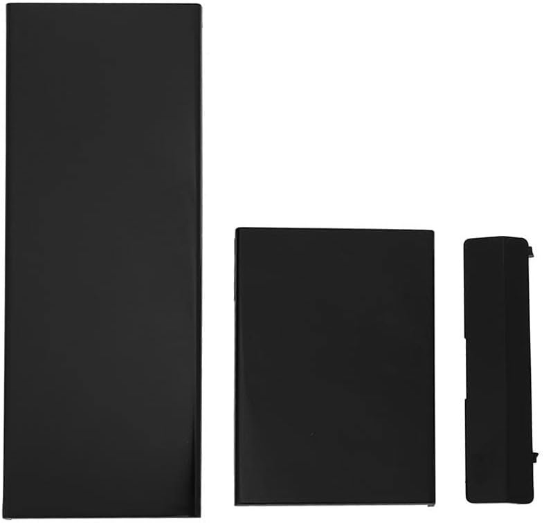 VANJUNN Store for Nintendo Wii Lid, 3pcs Set Replacement Memory Card Door Slot Cover Lids Set for Nintendo Wii Repair Accessories (Black) - Image 1